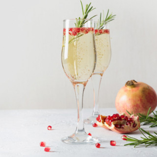 Pomegranate Blanc de Blancs Champagne